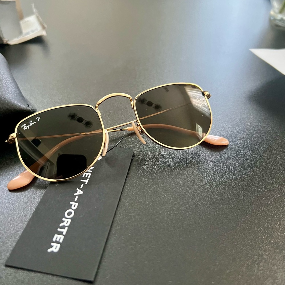 Brown Polarized Ray-Ban Classic Gold Frame Sunglasses Sold Out Elon Style
